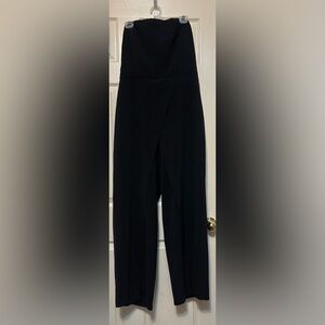 White House Black Market Classic Strapless Black Jumpsuit size 14